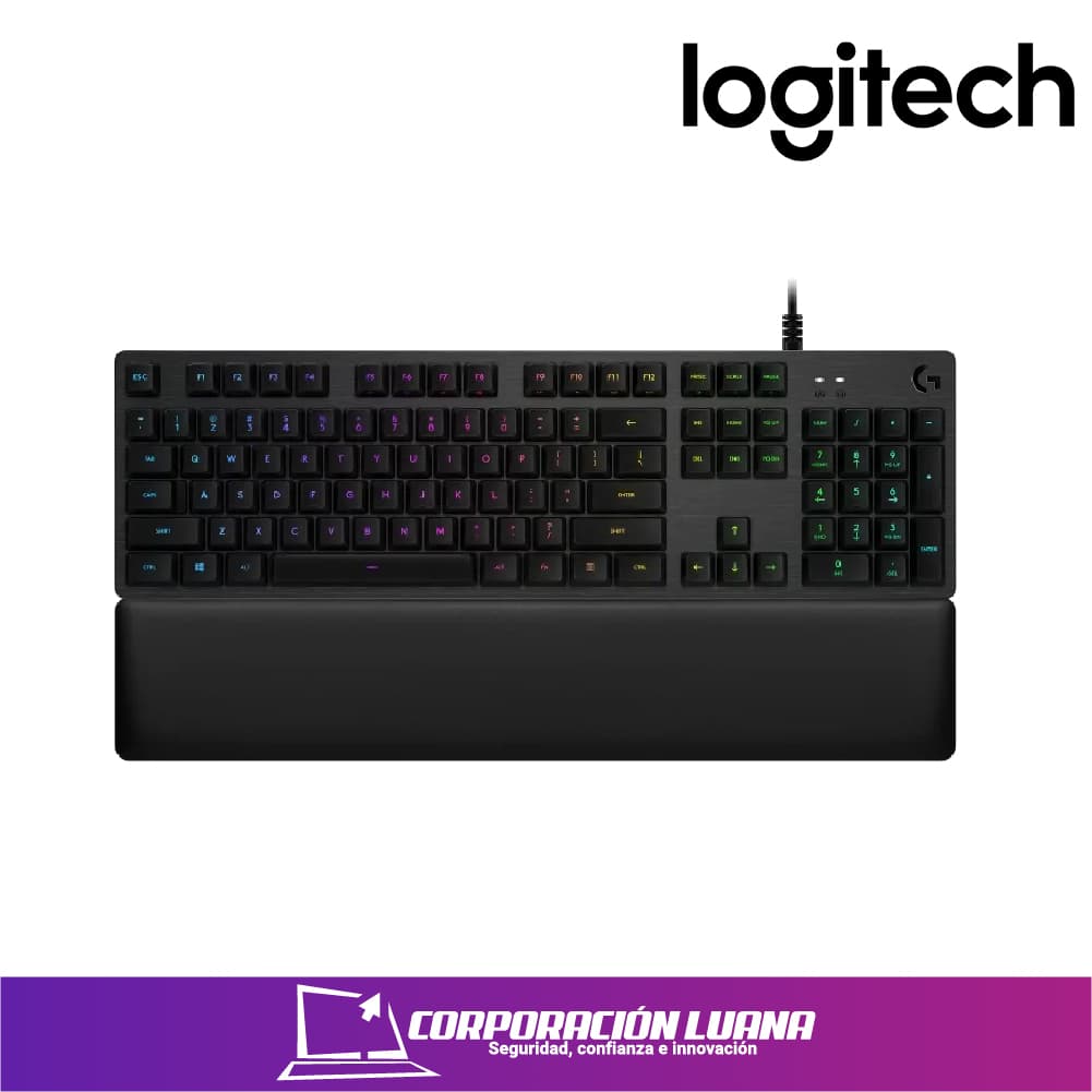 Imagen de TECLADO LOGITECH G513 CARBON ( 920-009322 ) GAMING | MECANICO | SWITCH BROWN | LED- RGB