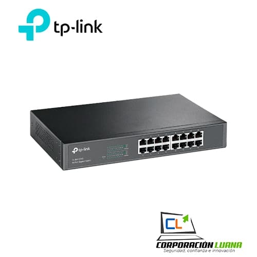 Imagen de SWITCH TP-LINK 16 PUERTOS ( TL-SG1016D ) 10/100/1000 MBPS                                                                                             