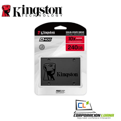 Foto del producto SSD SOLIDO KINGSTON 240GB ( SA400S37/240G ) BLISTER                                                                                                   