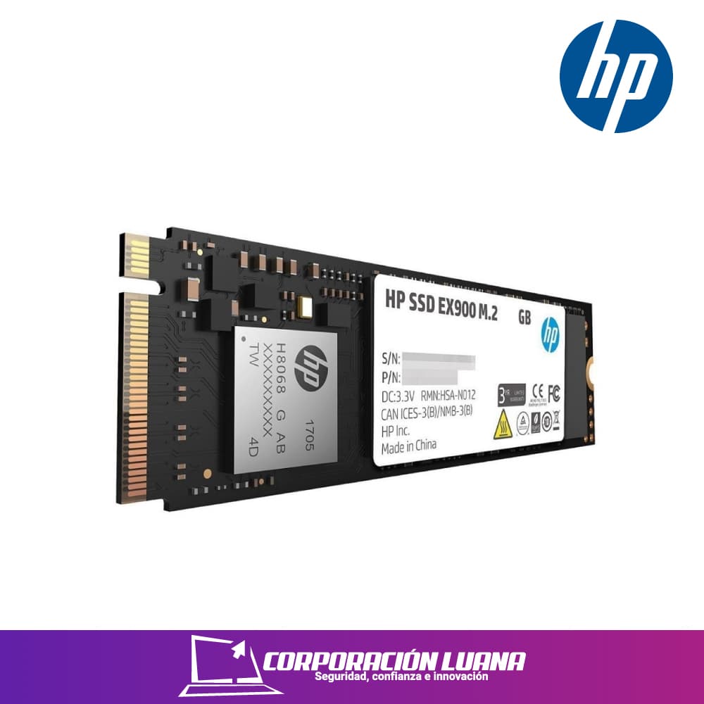 Foto del producto SSD M.2 SOLIDO HP EX900 500GB  (2YY44AA#ABL )                                                                                                         