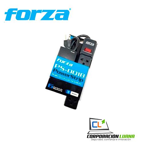 REGLETA FORZA 6 TOMAS ( PS-001B )                                                                                                                     