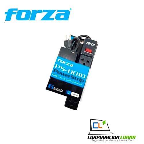 REGLETA FORZA 6 TOMAS ( PS-001B )                                                                                                                     