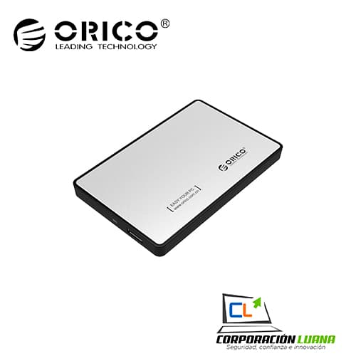 RACK PARA HDD EXTERNO DE HDD & SSD ORICO ( 2588US-V1-SV) 2.5" | PLATA