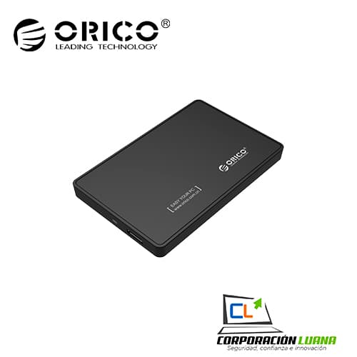 RACK PARA HDD EXTERNO DE HDD & SSD ORICO ( 2588US3-V1-BK-BP ) 2.5" | NEGRO                                                                            