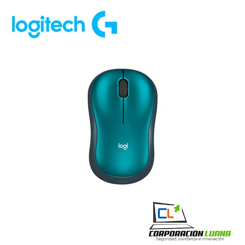 MOUSE INALAMBRICO LOGITECH M185 ( 910-003636 ) AZUL C/ NEGRO                                                                                          