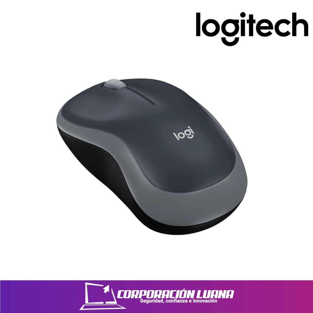 MOUSE INALAMBRICO LOGITECH M185 ( 910-002225 ) GREY