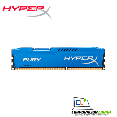 Foto del producto MEMORIA RAM KINGSTON FURY 8GB 1600 MHZ ( HX316C10F/8 ) DDR3 | AZUL
