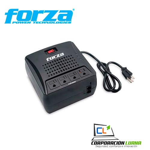 Foto del producto ESTABILIZADOR FORZA 4 TOMAS ( FVR-3002 ) 3000VA                                                                                                       