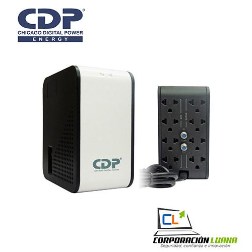 ESTABILIZADOR CDP 8 TOMAS ( R2C-AVR 1008I ) 1000VA  220 V                                                                                             