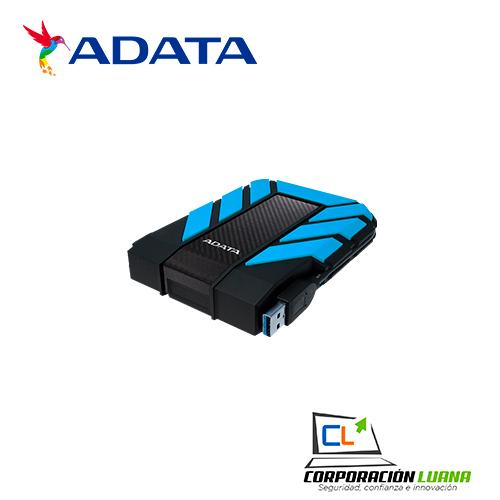 DISCO DURO EXTERNO ADATA HD710 PRO 2TB ( AHD710P-2TU31-CBL ) AZUL C/ NEGRO | USB 3.0 | ANTI GOLPE