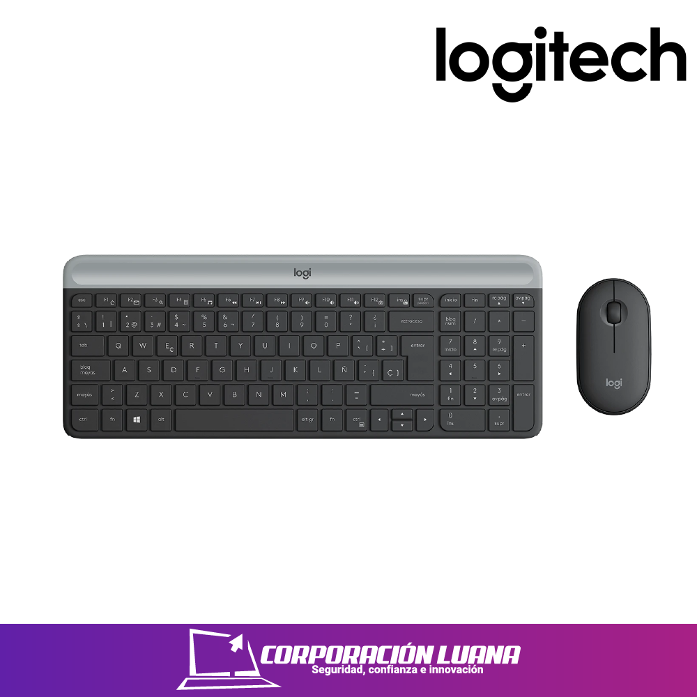 Imagen de COMBO INALAMBRICO LOGITECH MK470 ( 920-009266 ) TECLADO+MOUSE                                                                                         