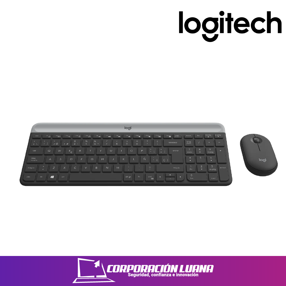 Imagen de COMBO INALAMBRICO LOGITECH MK470 ( 920-009266 ) TECLADO+MOUSE                                                                                         