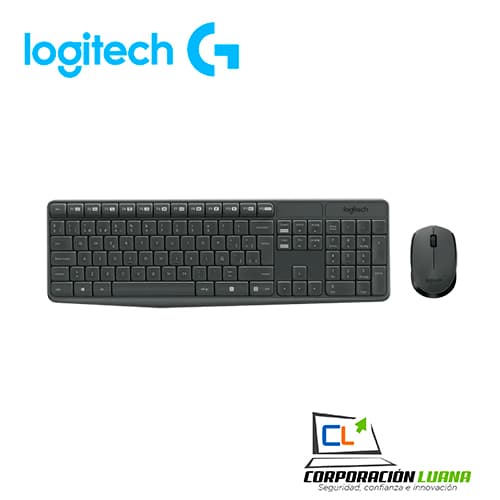 Imagen de COMBO INALAMBRICO LOGITECH MK235 ( 920-007901 ) TECLADO+MOUSE                                                                                         