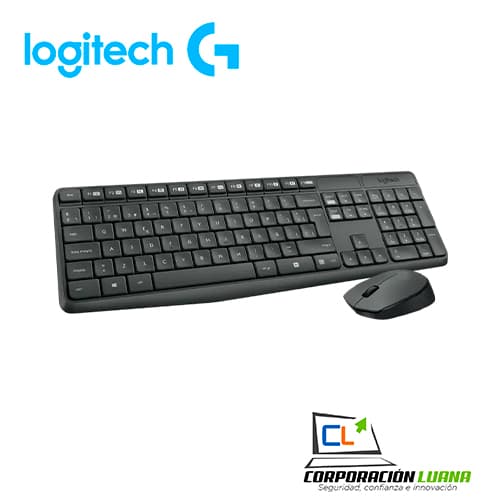 Imagen de COMBO INALAMBRICO LOGITECH MK235 ( 920-007901 ) TECLADO+MOUSE                                                                                         