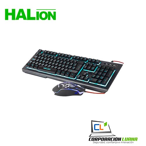 Foto del producto COMBO HALION MIRAGE ( HA-810C ) TECLADO+MOUSE                                                                                                         