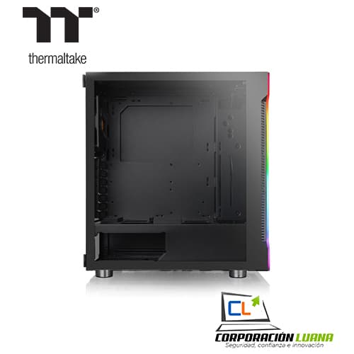 Imagen de CASE THERMALTAKE H200 TG RGB ( CA-3M3-60M1WU-00 ) 600W | NEGRO | 1 PANEL VIDRIO | LED- RGB                                                            