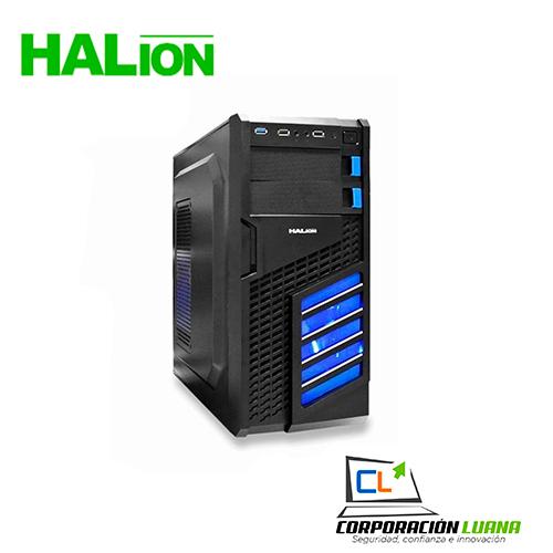 CASE HALION SCOPION ( 5906BB ) 400W | NEGRO C/ AZUL | LED- AZUL                                                                                       