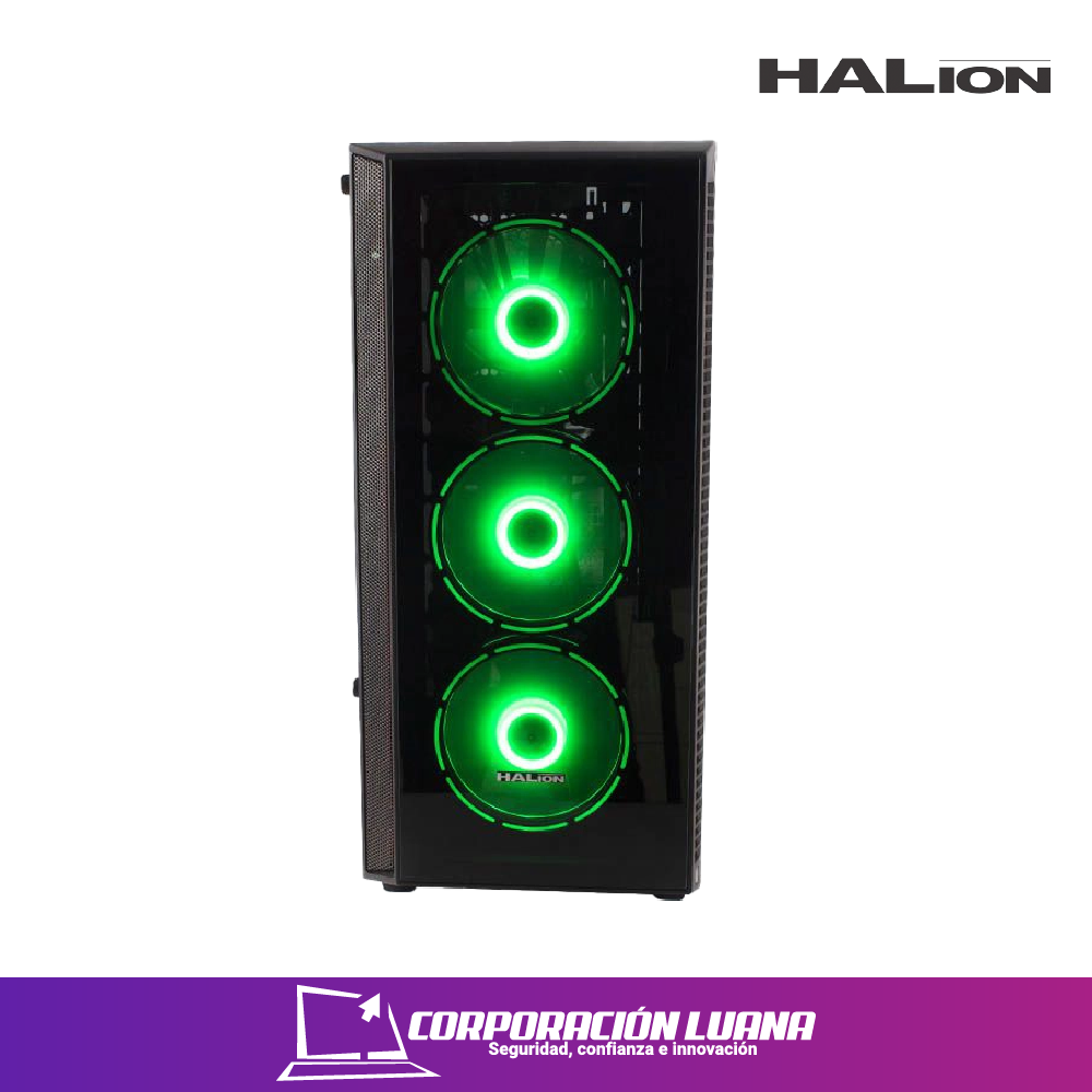 Imagen de CASE HALION MIRAGE ( MIRAGE C302 ) S/FUENTE | 1 PANEL VIDRIO | 4 LED -RGB                                                                             