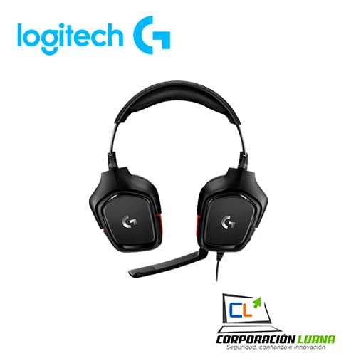 Imagen de AURICULAR LOGITECH G332 ( 981-000755 ) GAMING  | NEGRO C/ ROJO                                                                                        