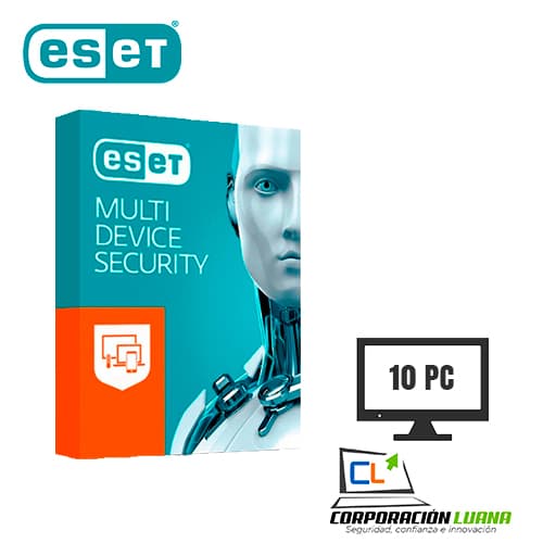 Imagen de ANTIVIRUS  ESET MULTI-DEVICE SECURITY ( S11030111 ) 10 PCS | 12 MESES + 1 MES ADICIONAL