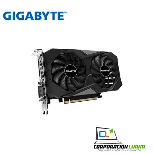 Imagen de TARJETA VIDEO GIGABYTE GEFORCE WINDFORCE GTX 1650 4GB GDDR6 ( GV-N1656WF2OC-4GD ) 128 BIT