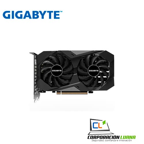 Imagen de TARJETA VIDEO GIGABYTE GEFORCE WINDFORCE GTX 1650 4GB GDDR6 ( GV-N1656WF2OC-4GD ) 128 BIT