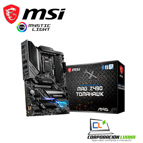Imagen de MOTHERBOARD MSI MAG Z490 TOMAHAWK ( Z490-TOMAHAWK ) LGA1200 | DDR4