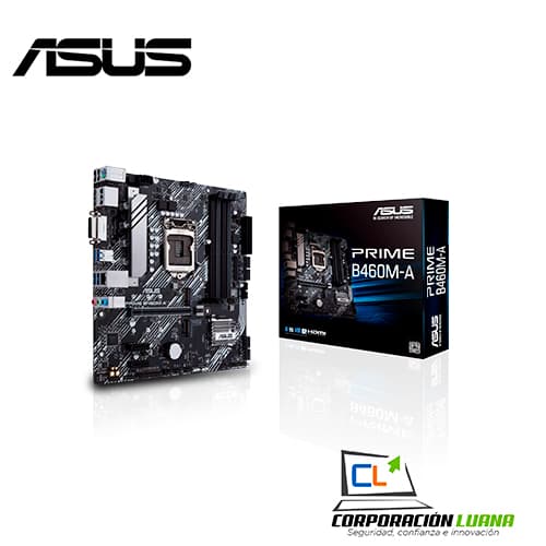 Imagen de MOTHERBOARD ASUS PRIME B460M-A ( B460M A ) LGA1200 | DDR4