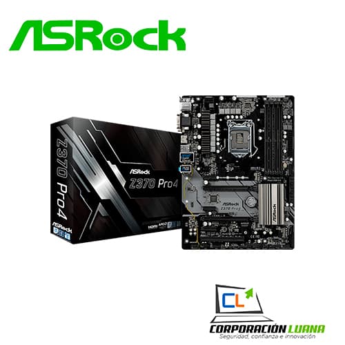 Imagen de MOTHERBOARD ASROCK Z370 PRO4 ( Z370-PRO4 ) DDR4 | LGA1151