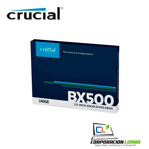 Foto del producto SSD SOLIDO CRUCIAL 240GB ( BX500 ) CAJA