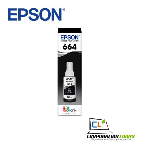 Foto del producto TINTA EPSON T664120-AL NEGRO PAR L200