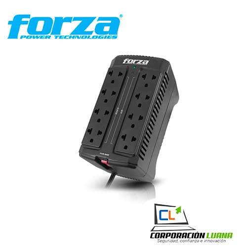 ESTABILIZADOR FORZA 8 TOMAS ( FVR-902 ) 900VA