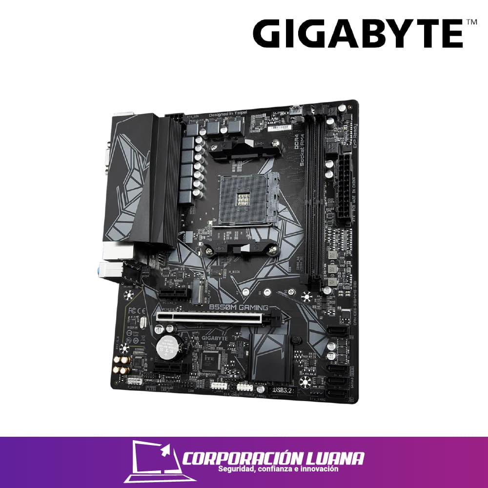 Imagen de MOTHERBOARD GIGABYTE B550M GAMING ( BB50M GAMING ) AM4 | DDR4