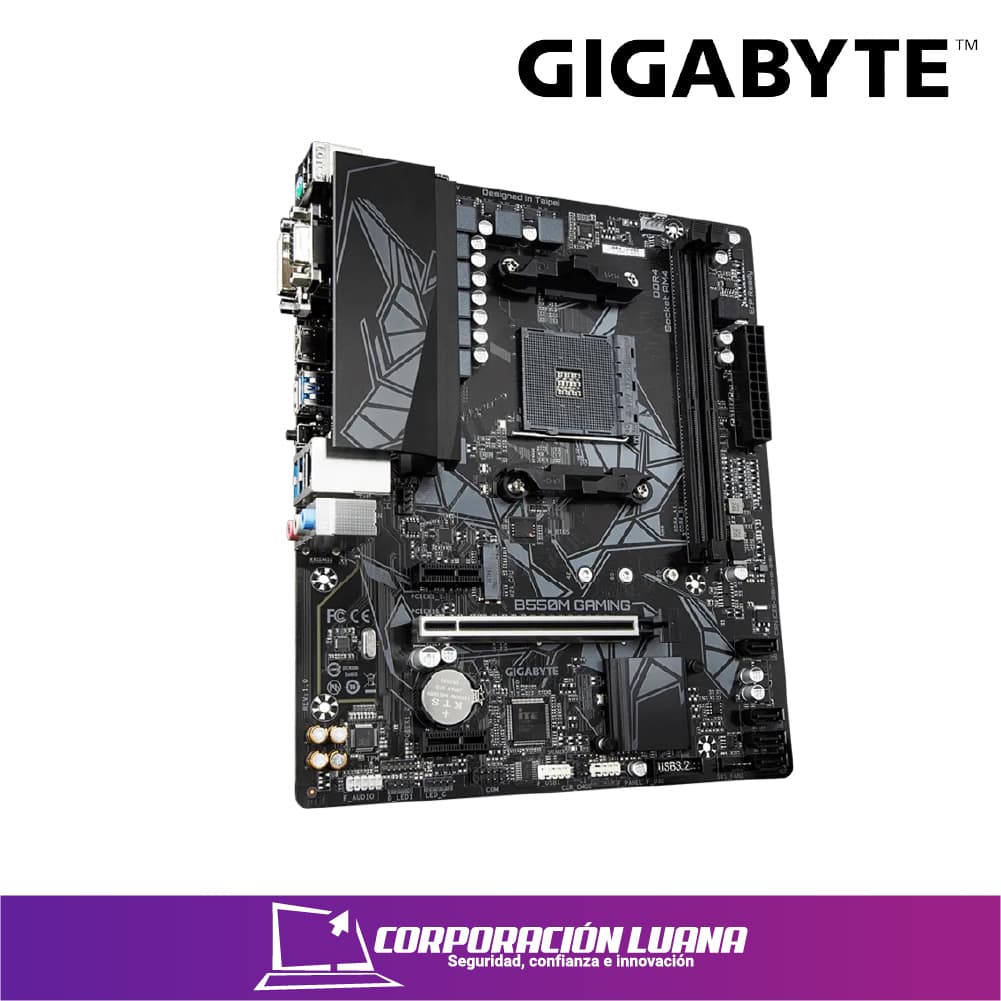 Imagen de MOTHERBOARD GIGABYTE B550M GAMING ( BB50M GAMING ) AM4 | DDR4