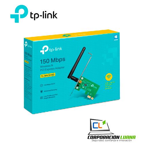 ADAPTADOR PCI EXPRESS INALAMBRICO TP-LINK ( TL-WN781ND ) 150MBPS