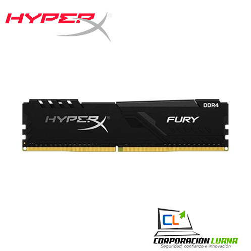 MEMORIA RAM KINGSTON FURY 8GB 3200 MHZ ( HX432C16FB3/8  ) DDR4 | NEGRO | CL16
