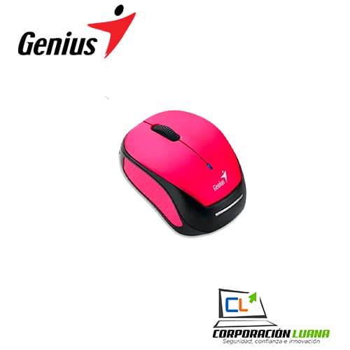 Imagen de MOUSE INALAMBRICO GENIUS MINI TRAVELER 9000R ( 31030020400 ) ROSADO