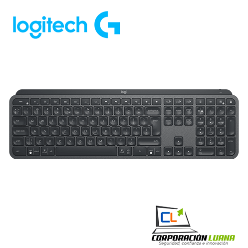 Imagen de TECLADO LOGITECH MX KEYS ADVANCEDILLUMINATED WIRELESS BLACK SP (PN 920-009296)