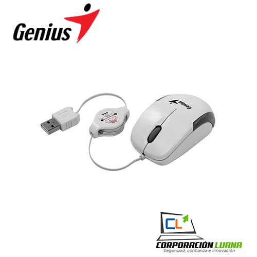 Imagen de MOUSE GENIUS MICRO TRAVELER V2 USB WHITE(PN 31010125104