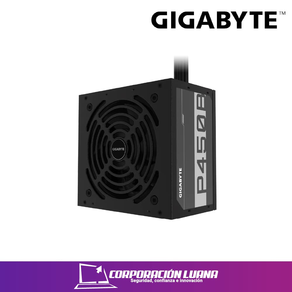 Imagen de FUENTE DE PODER GIGABYTE P450B ( GP-P450B ) 450W | 80 PLUS BRONZE