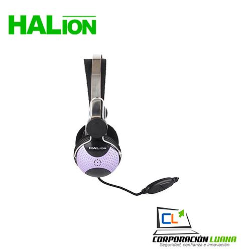 MICROFONO AURICULAR HALION HA-222 NEGRO HANSFREE MICHA236NE