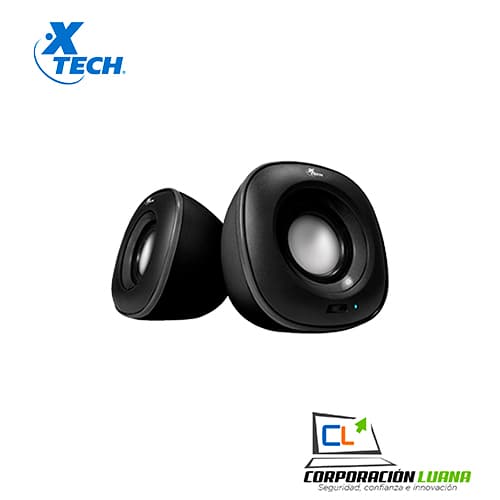 PARLANTES XTECH MM SPEAKERS 2.0 SPEKTER 3.5MM-USB POWER 6W XTS-115BK MM221XTK12