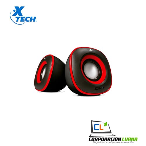 PARLANTE XTECH MM SPEAKERS 2.0 SPEKTER 3.5MM-USB POWER 6W XTS-115RD MM221XTK13