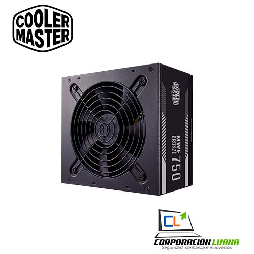 FUENTE DE PODER COOLER MASTER MWE V2 ( MPE-7501-ACAAB-US ) 750W | 80 PLUS BRONZE