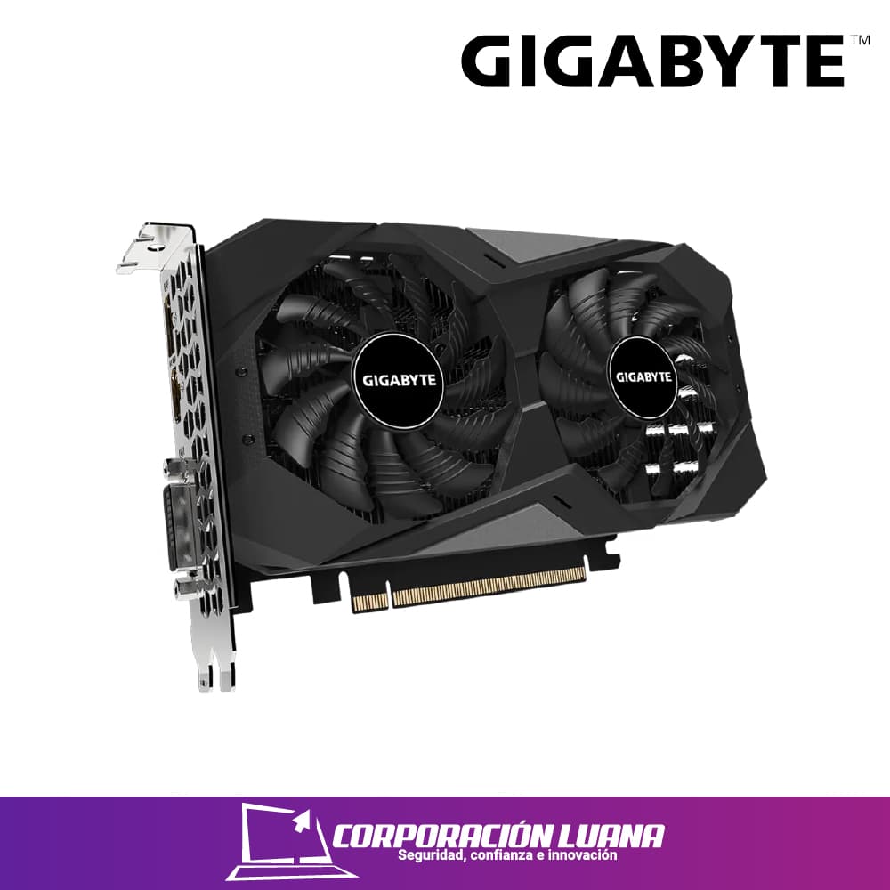 Imagen de TARJETA DE VIDEO GIGABYTE GEFORCE  GTX1650 WINDFORCE ( GV-N1656WF2OC-4GD ) OC | 4GB | GDDR5
