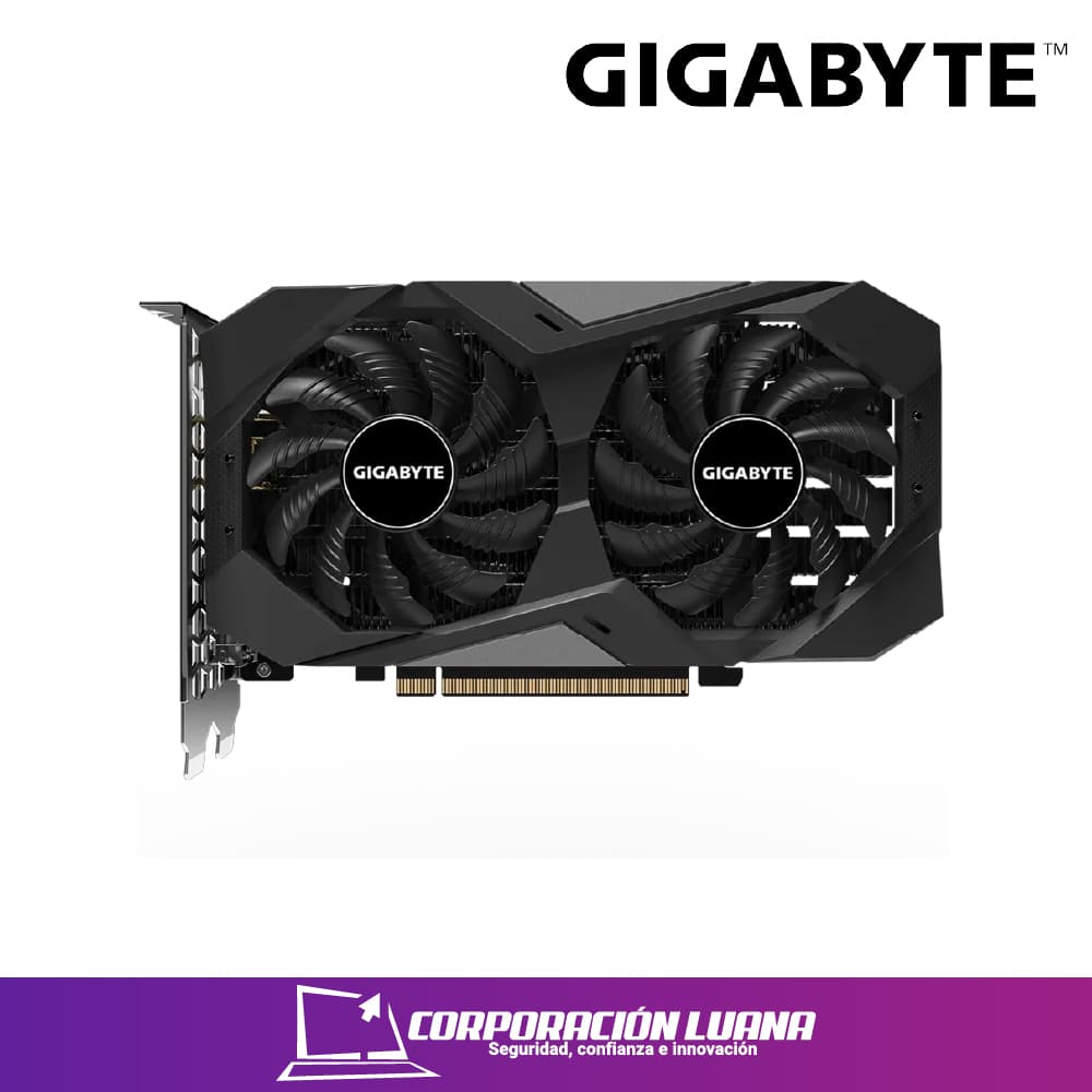 Imagen de TARJETA DE VIDEO GIGABYTE GEFORCE  GTX1650 WINDFORCE ( GV-N1656WF2OC-4GD ) OC | 4GB | GDDR5
