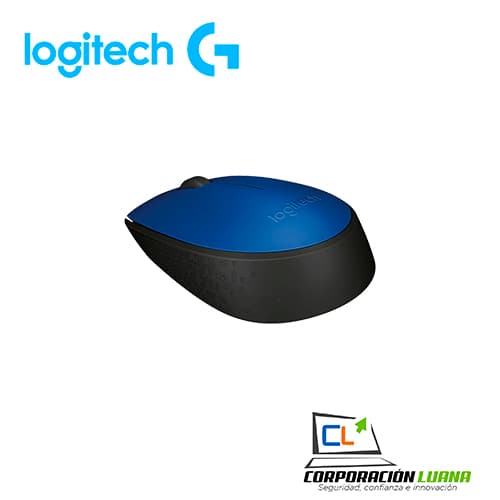 Imagen de MOUSE LOGITECH M170 WIRELESS BLUE 910-004800
