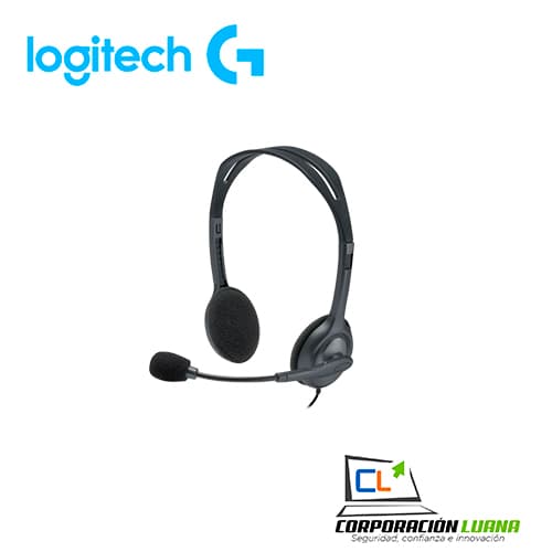 Foto del producto AUDIFONO CON MICROFONO LOGITECH H111 SILVER 981-000612