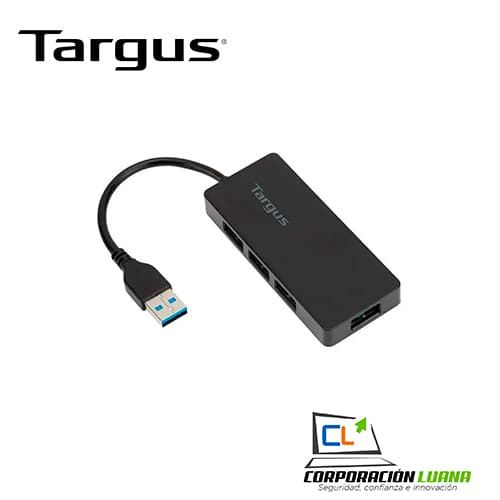 Foto del producto HUB USB TARGUS 4 PORT 3.0 BUS POWER BLACK(ACH124US