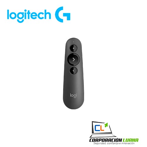 Imagen de PRESENTADOR PROFESSIONAL R500 LOGITECH, INALÁMBRICO, RANGO DE ALCANCE HASTA 20 METROS.